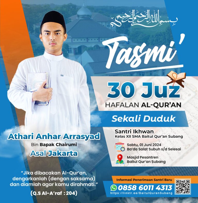 Flyer tasmi' rosyad